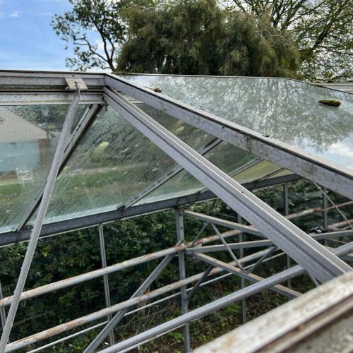 Commercial Glasshouse Glazing Repair