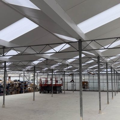 Glasshouse Re-roof - Daisy Clough Nurseries