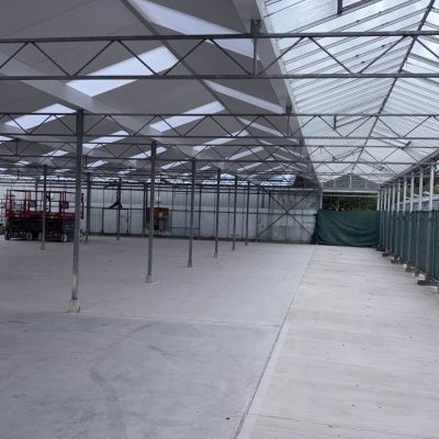 Glasshouse Re-roof - Daisy Clough Nurseries