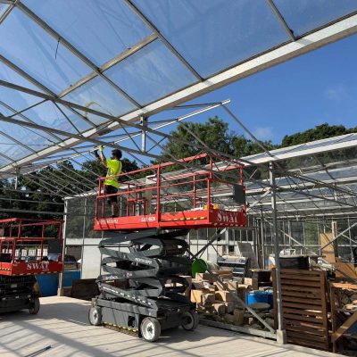 Glasshouse Re-roof - Daisy Clough Nurseries