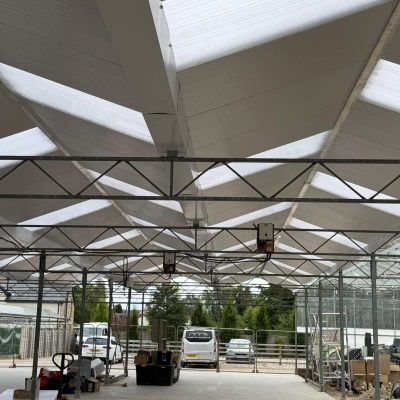 Glasshouse Re-roof - Daisy Clough Nurseries