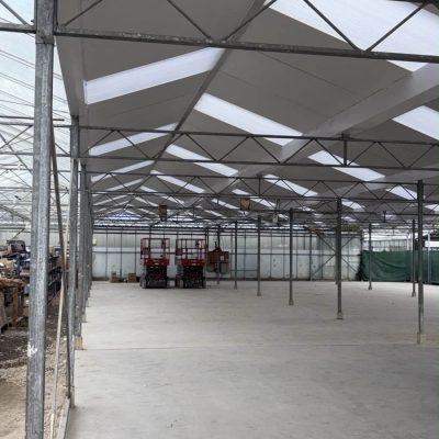 Glasshouse Re-roof - Daisy Clough Nurseries